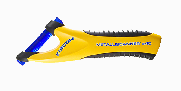MetalliScanner® m40 Metal Detector Locates Studs in Lath and Plaster.