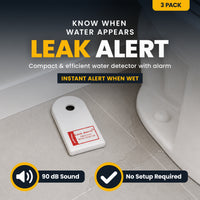 Leak Alert™ Electronic Water Detector, 3-Pack