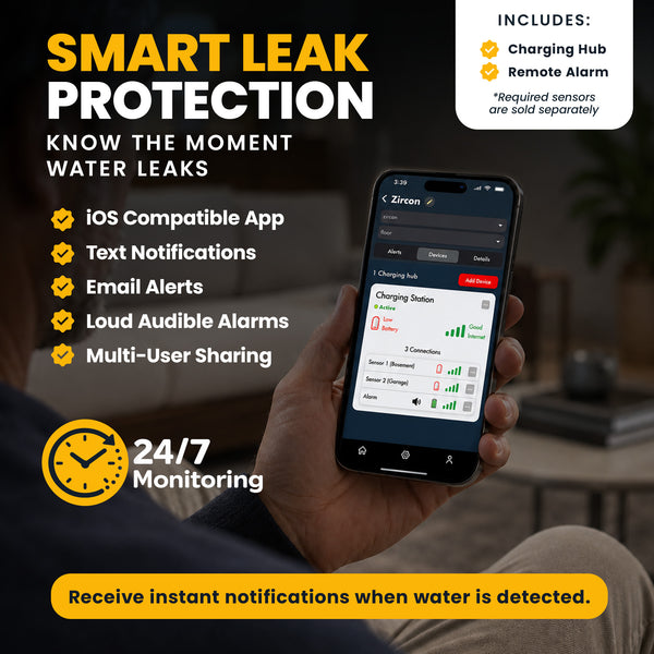 Leak Alert 360™ Charging Hub and Remote Alarm Kit