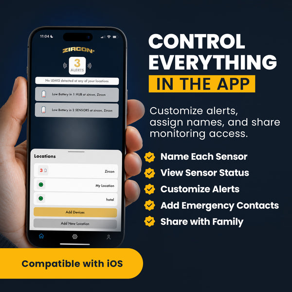 Leak Alert 360™ Charging Hub and Remote Alarm Kit