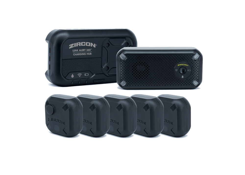 Leak Alert 360™ Smart Water Detection Kit  - 5 Sensors