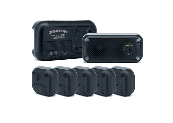 Leak Alert 360™ Smart Water Detection Kit  - 5 Sensors