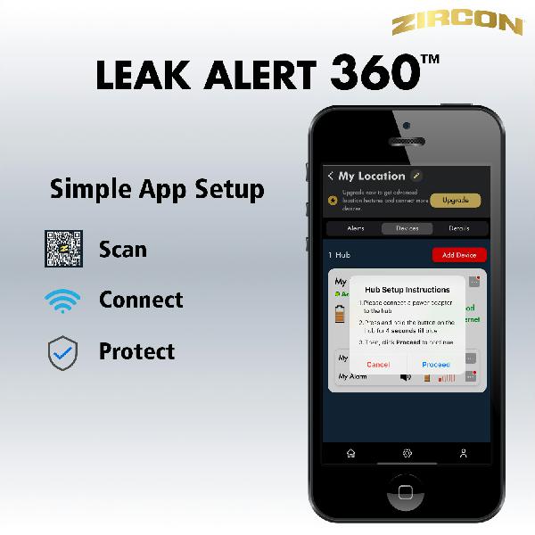 Leak Alert 360™ Charging Hub and Remote Alarm Kit